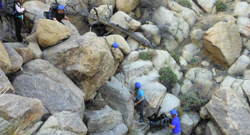 rock climbing camp for teens in joshua tree